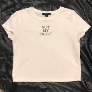 White Forever 21 shirt